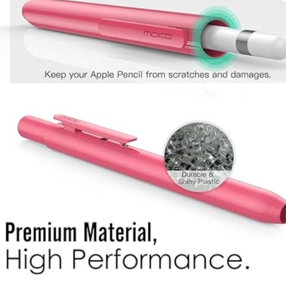 Holder Case for Apple Pencil 1st Generation, Retractable Apple Case, Pink-NEW
